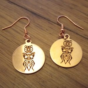 boucle oreille tiki