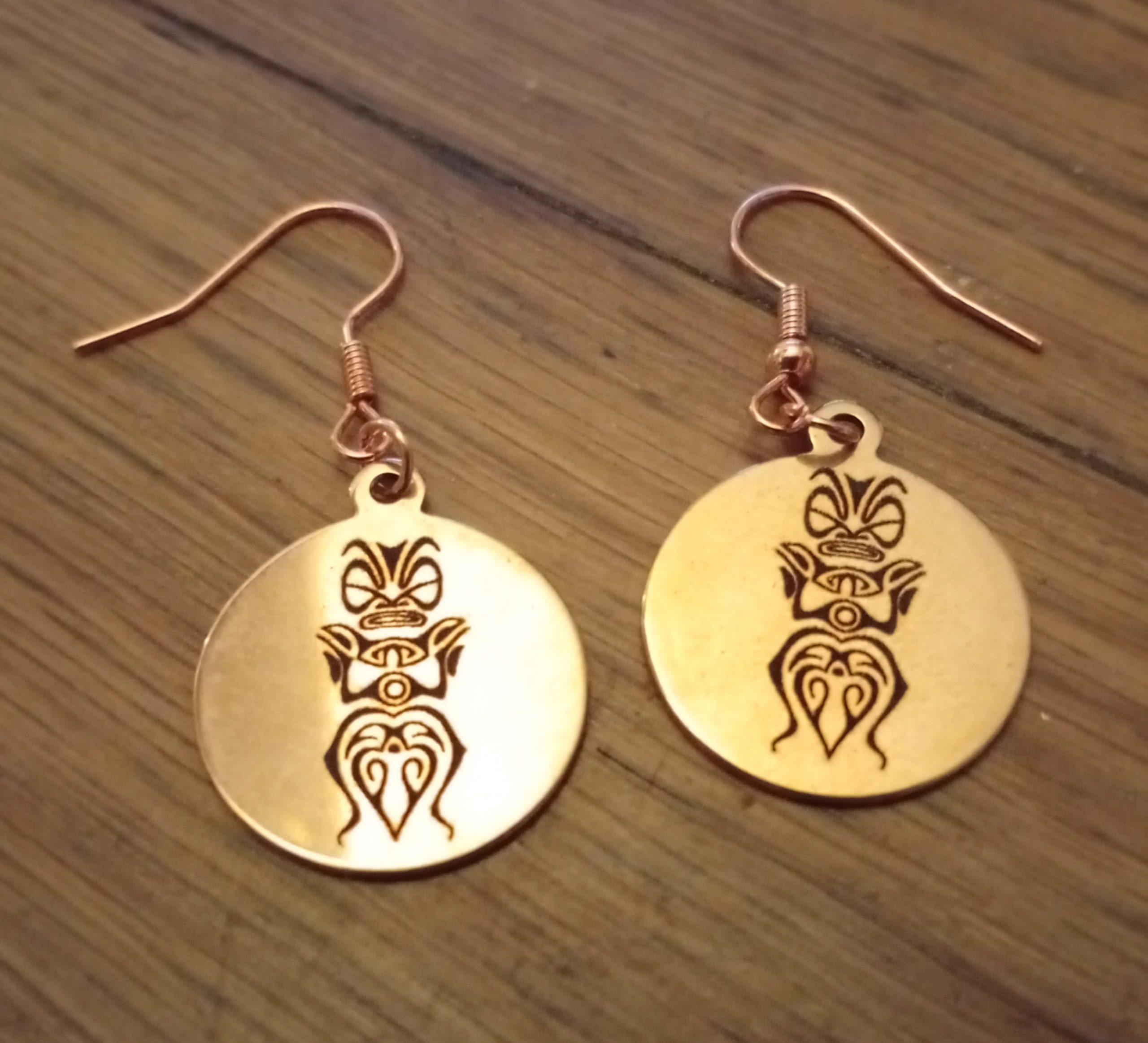 boucle oreille tiki